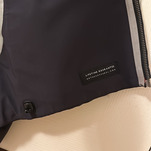 Aether Canada men’s black tech hooded jacket size 1/small - Picture 11 of 11